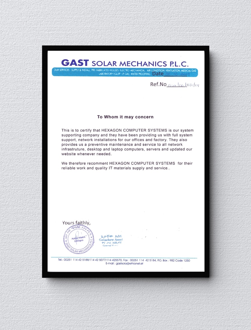 Recommendation Letter